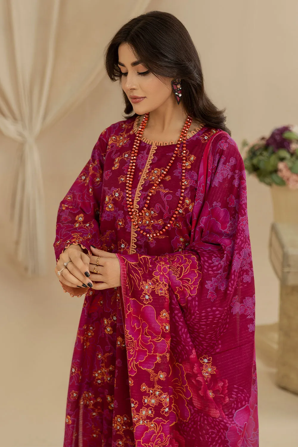 Safwa Safron Vol-02 Fine Digital Printed Lawn Unstitched 3Pc Suit SAF-20