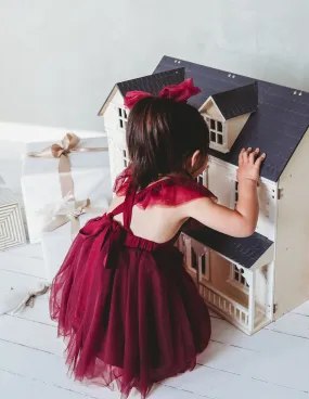 Scarlett Tutu Dress - Cherry Red