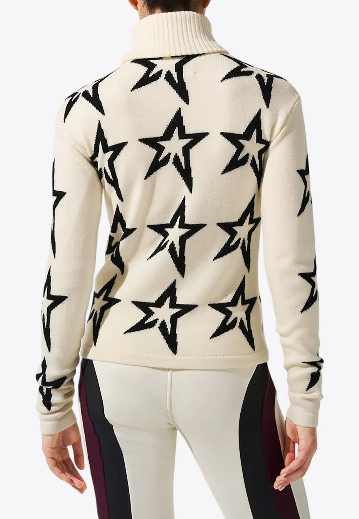 Star Dust Wool Turtleneck Sweater