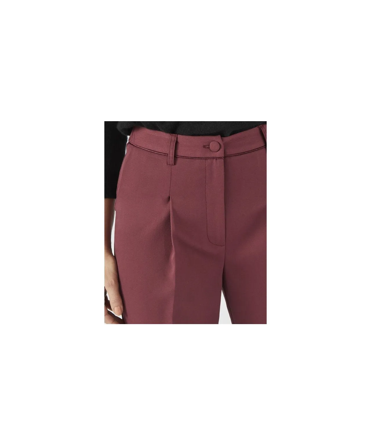 Straight-Leg Tailored Trousers