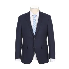 Super 150s Wool Stretch 2-Button Half-Canvas MODERN FIT Suit in Navy (Short, Regular, and Long Available) by Rivelino