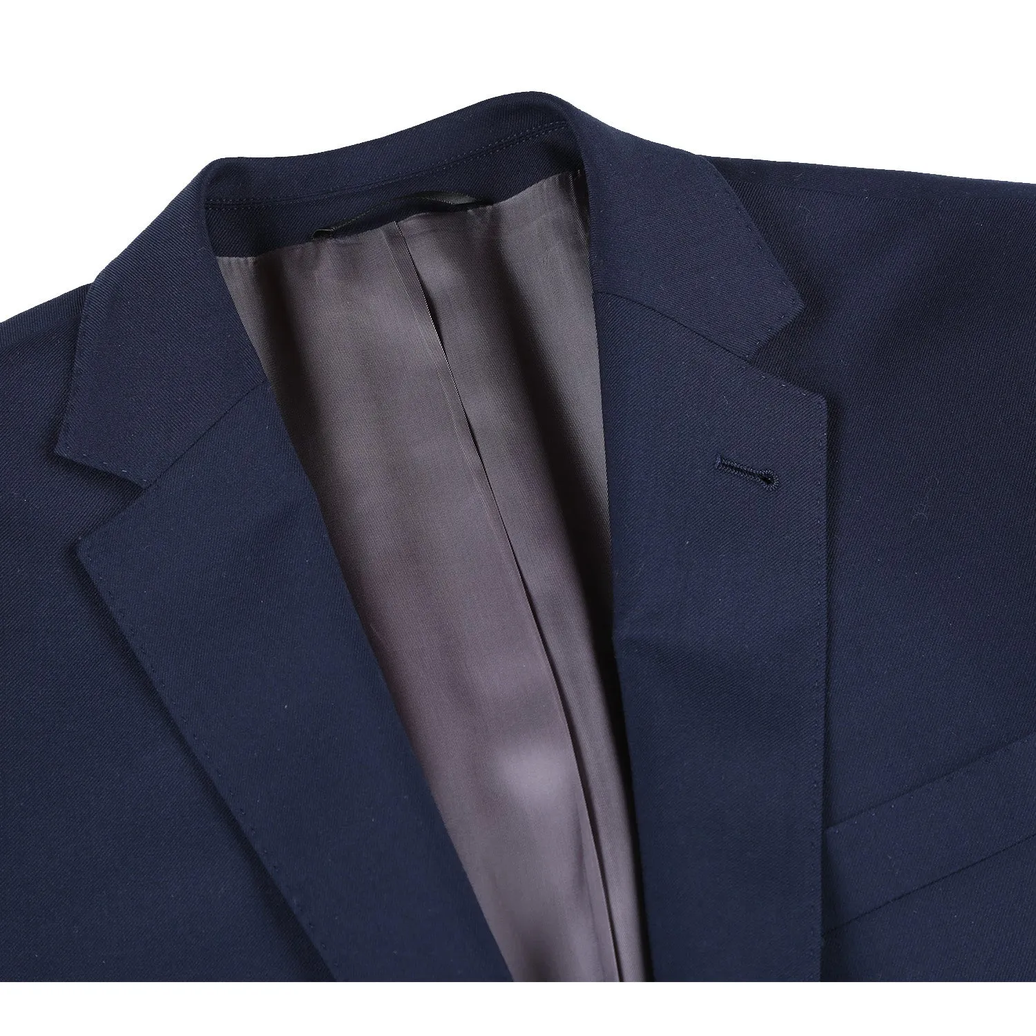 Super 150s Wool Stretch 2-Button Half-Canvas MODERN FIT Suit in Navy (Short, Regular, and Long Available) by Rivelino