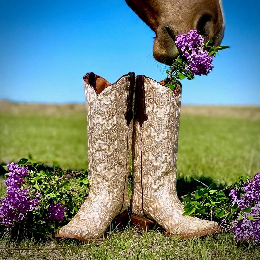 Tanner Mark Shimmer In Lace Boots*