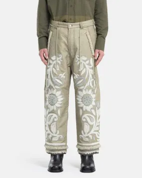 Tapestry Trousers - Beige