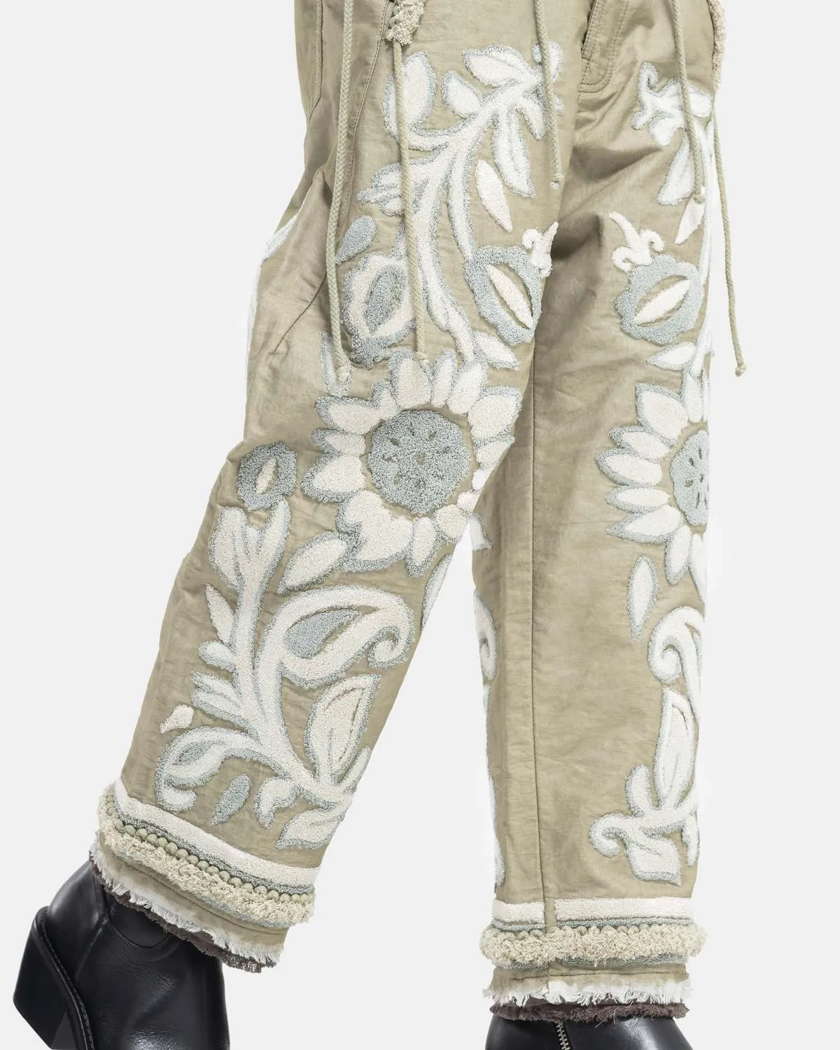 Tapestry Trousers - Beige