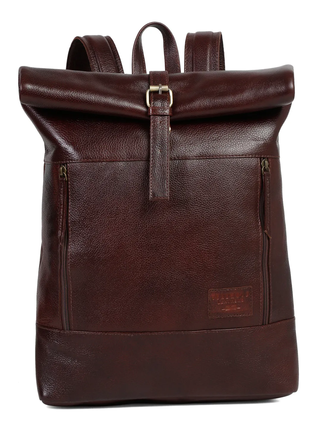 Teakwood Leather Cherry Vintage Rolling Backpack