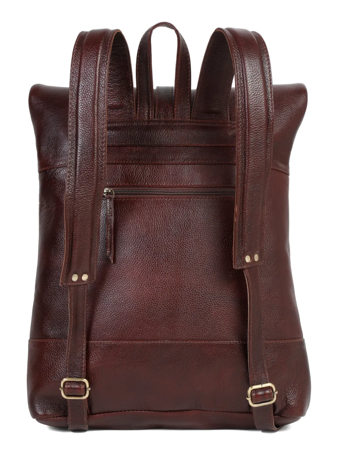 Teakwood Leather Cherry Vintage Rolling Backpack