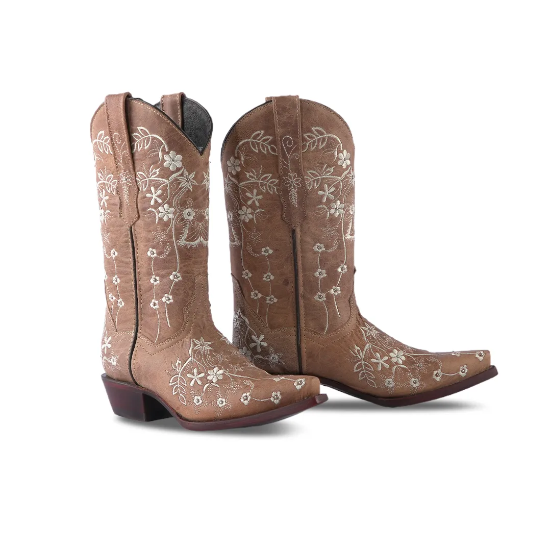 Texas Country Womens Western Boot Matcat Paja Margarita Retro Toe E746