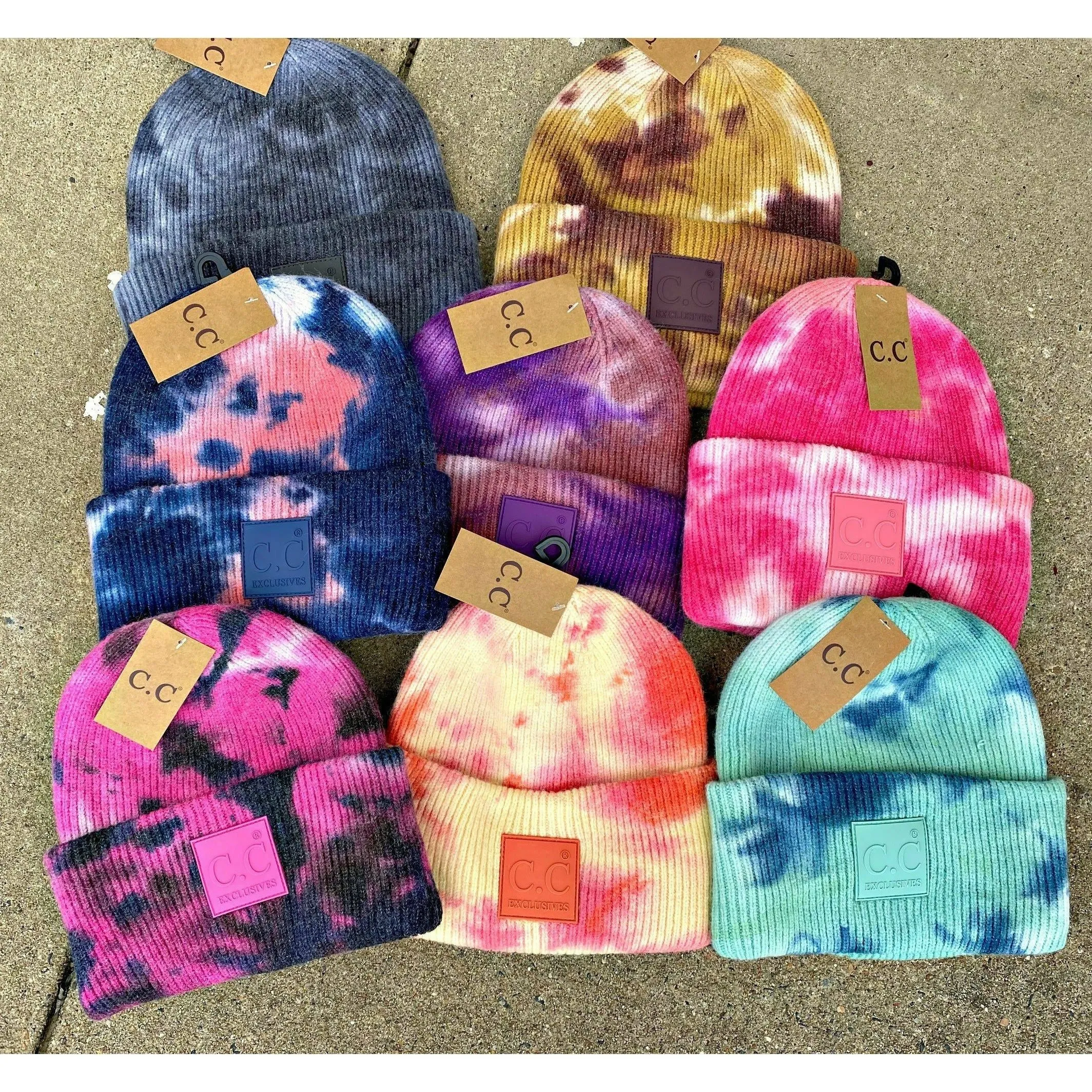 TIE Dye CC Beanies (8 colors)