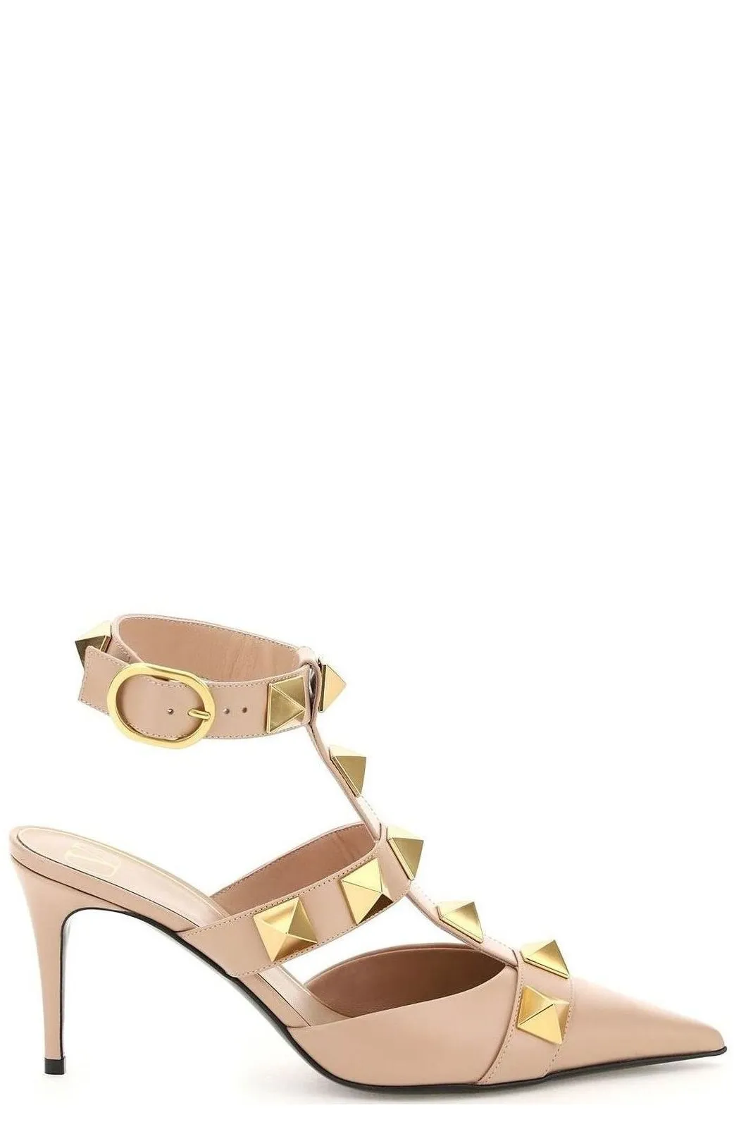 Valentino Garavani Roman Stud Pointed Toe Caged Pumps