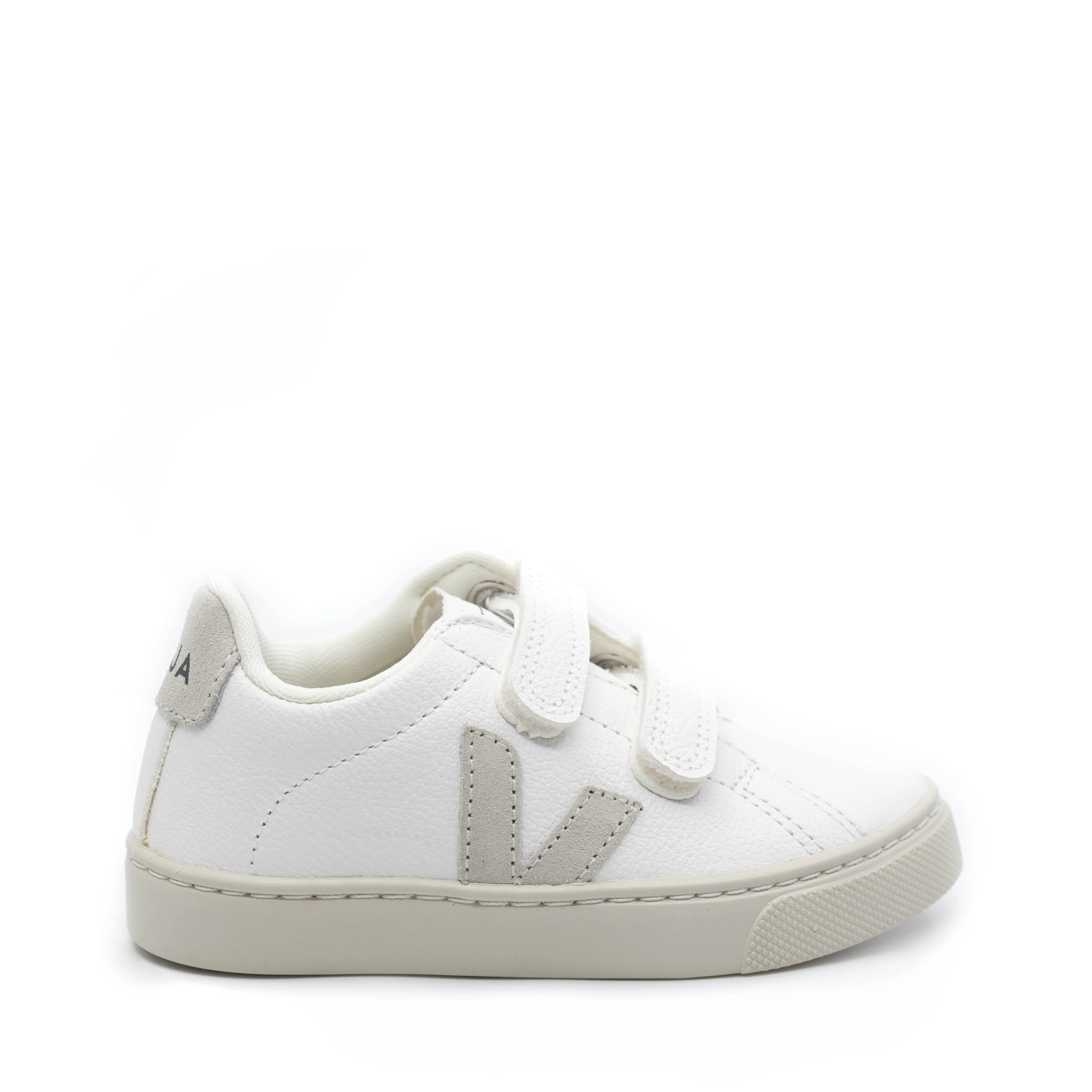 Veja White Natural Velcro Sneaker