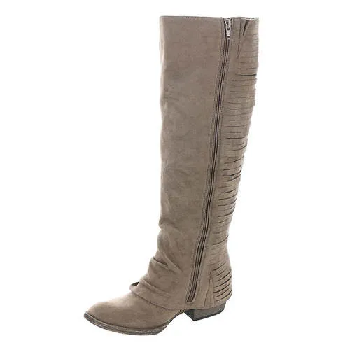 Very G Women's Very Strippy Tall Boot - Taupe VGTB0047