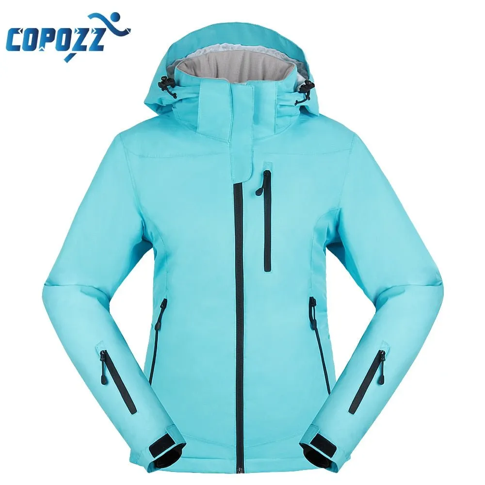 Veste de ski / manteau d'hiver chaud & imperméable pour femme COPOZZ – SPT Ski suit