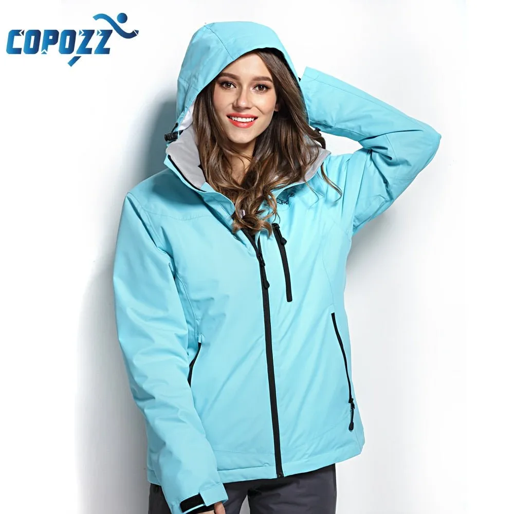 Veste de ski / manteau d'hiver chaud & imperméable pour femme COPOZZ – SPT Ski suit