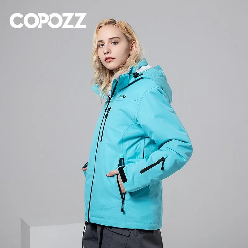 Veste de ski / manteau d'hiver chaud & imperméable pour femme COPOZZ – SPT Ski suit