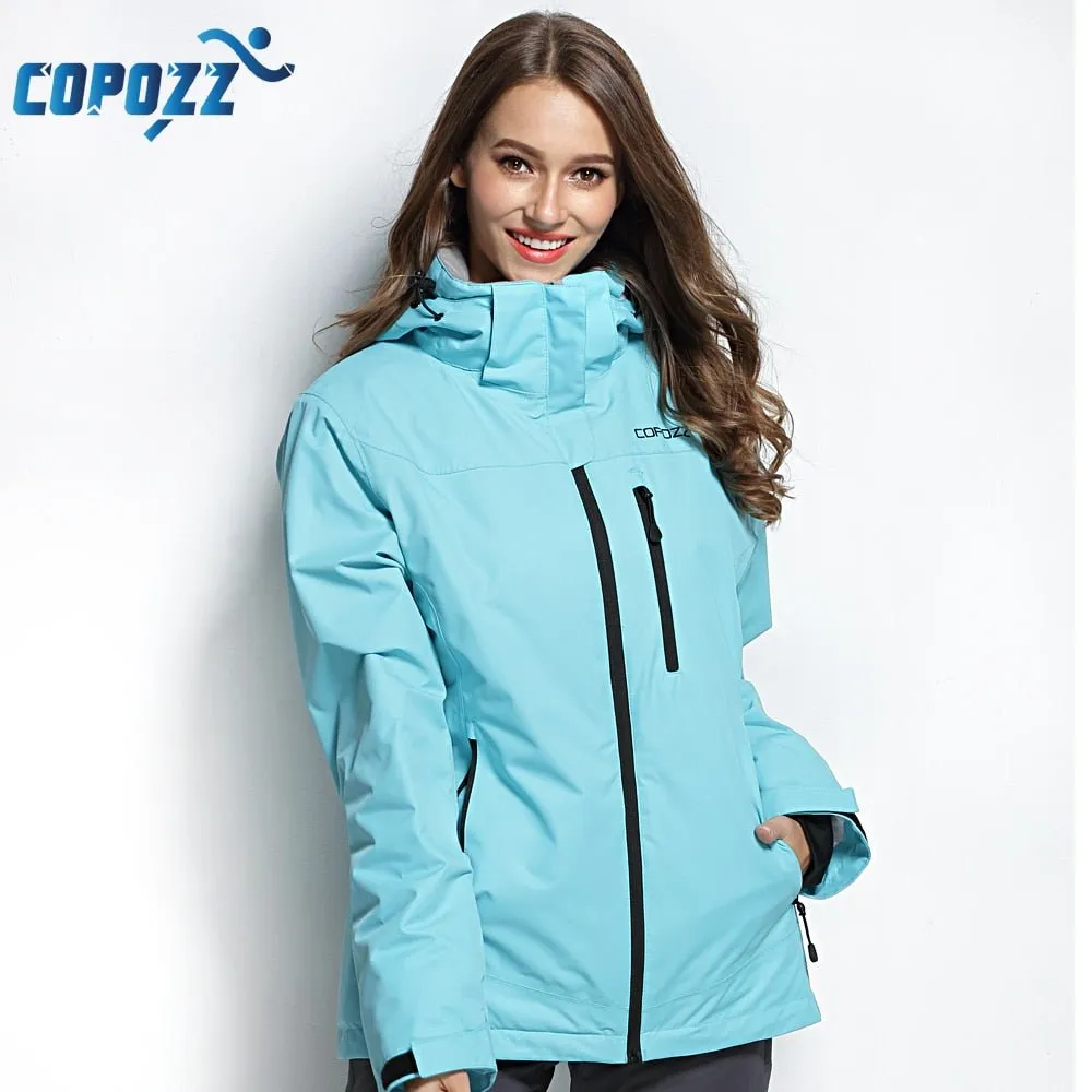 Veste de ski / manteau d'hiver chaud & imperméable pour femme COPOZZ – SPT Ski suit