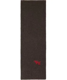 Vivienne Westwood Brown Classic Cashmere Scarf