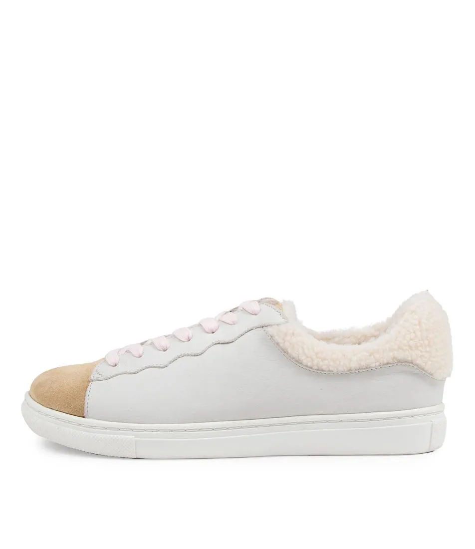 WALNUT Toni Sneaker Ivory Leather Sneakers