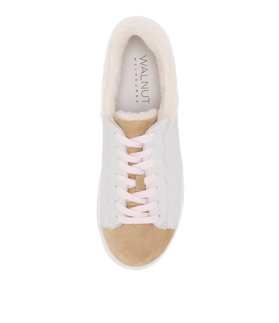 WALNUT Toni Sneaker Ivory Leather Sneakers