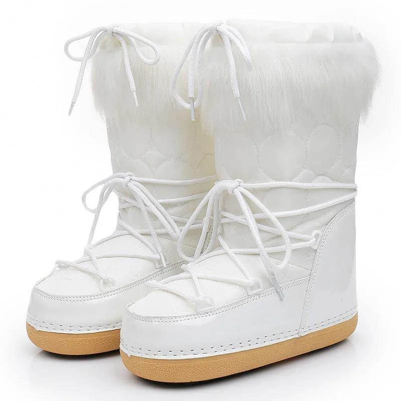 Winter Space Boots Furry Moon Boot Snow Boots