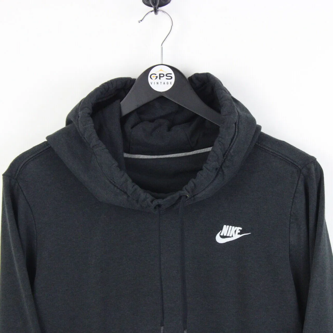 Womens NIKE Hoodie Black | Large