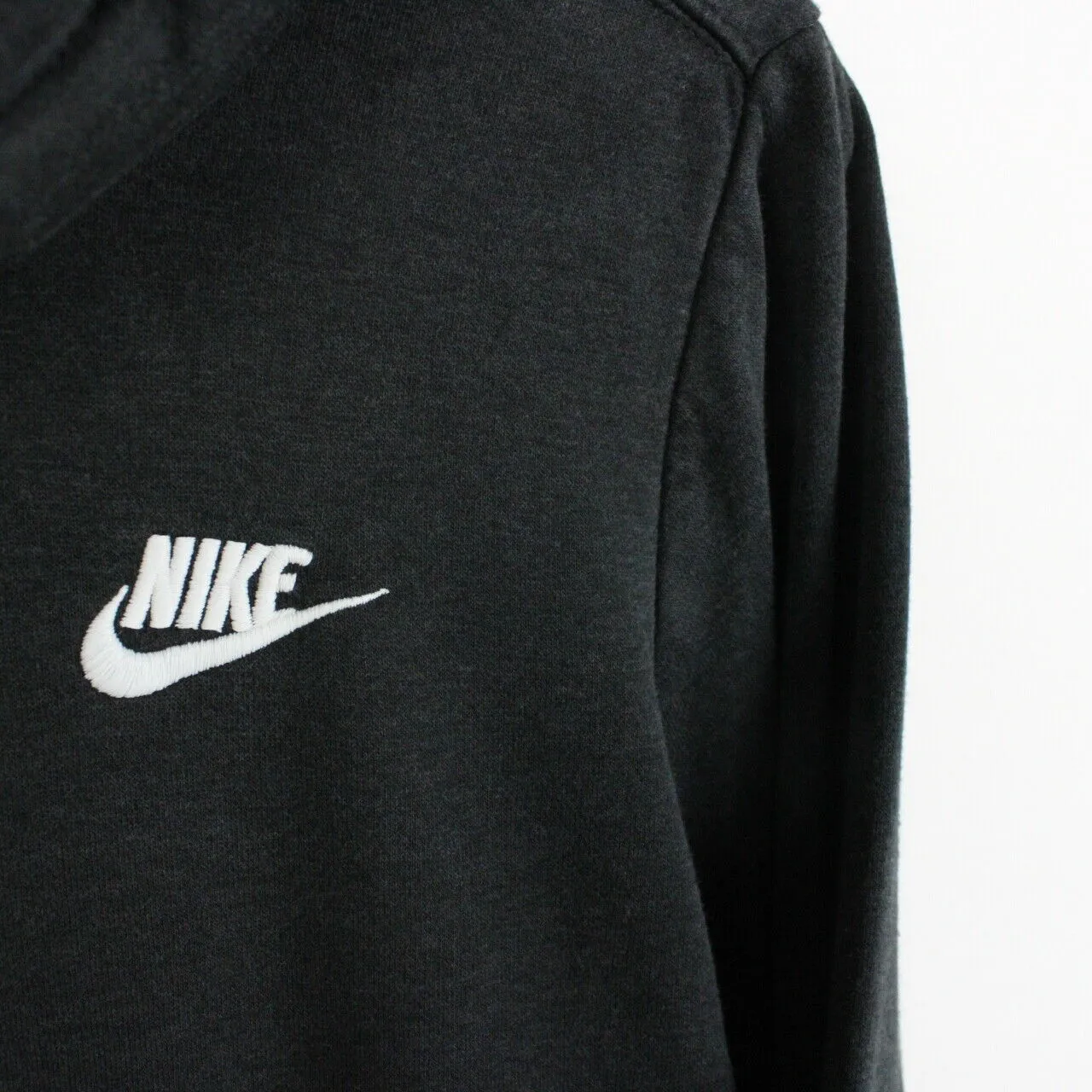 Womens NIKE Hoodie Black | Large