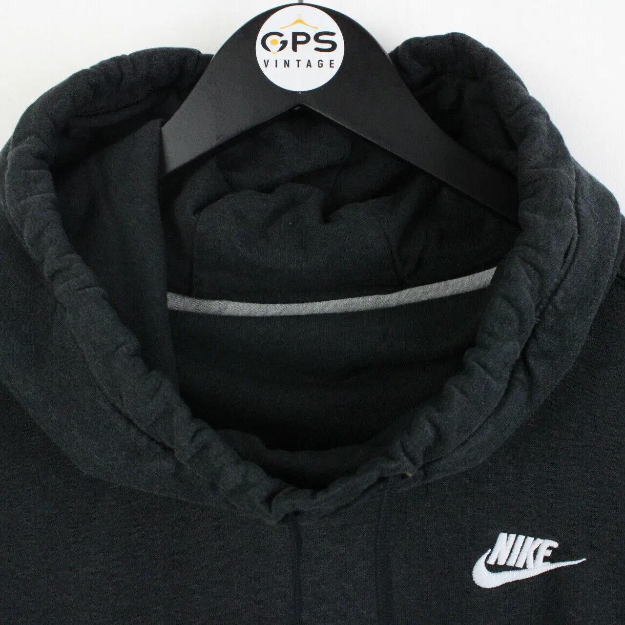 Womens NIKE Hoodie Black | Large