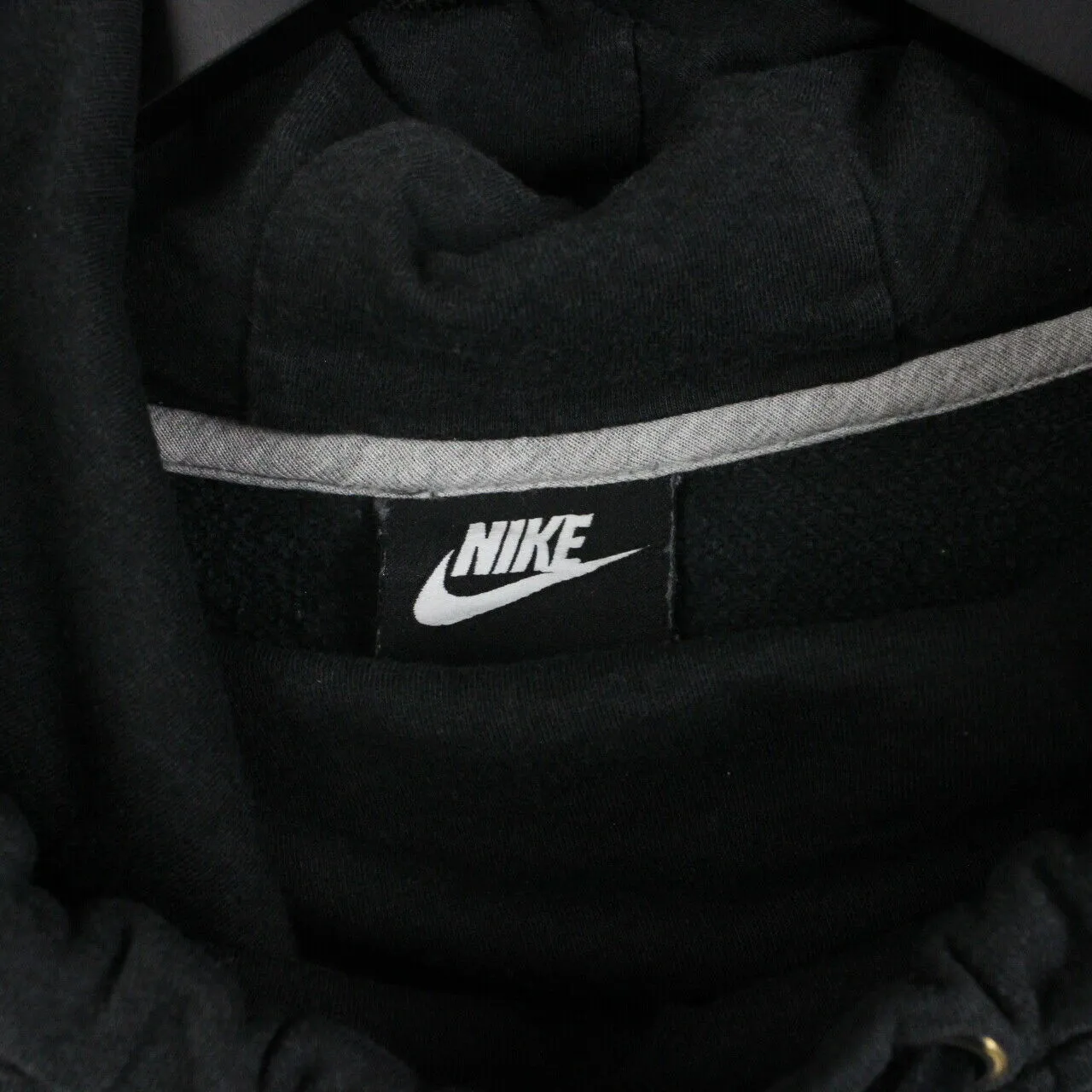 Womens NIKE Hoodie Black | Large