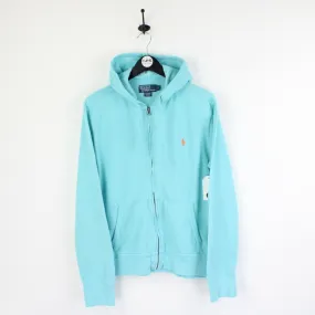 Womens RALPH LAUREN Hoodie Blue | Large