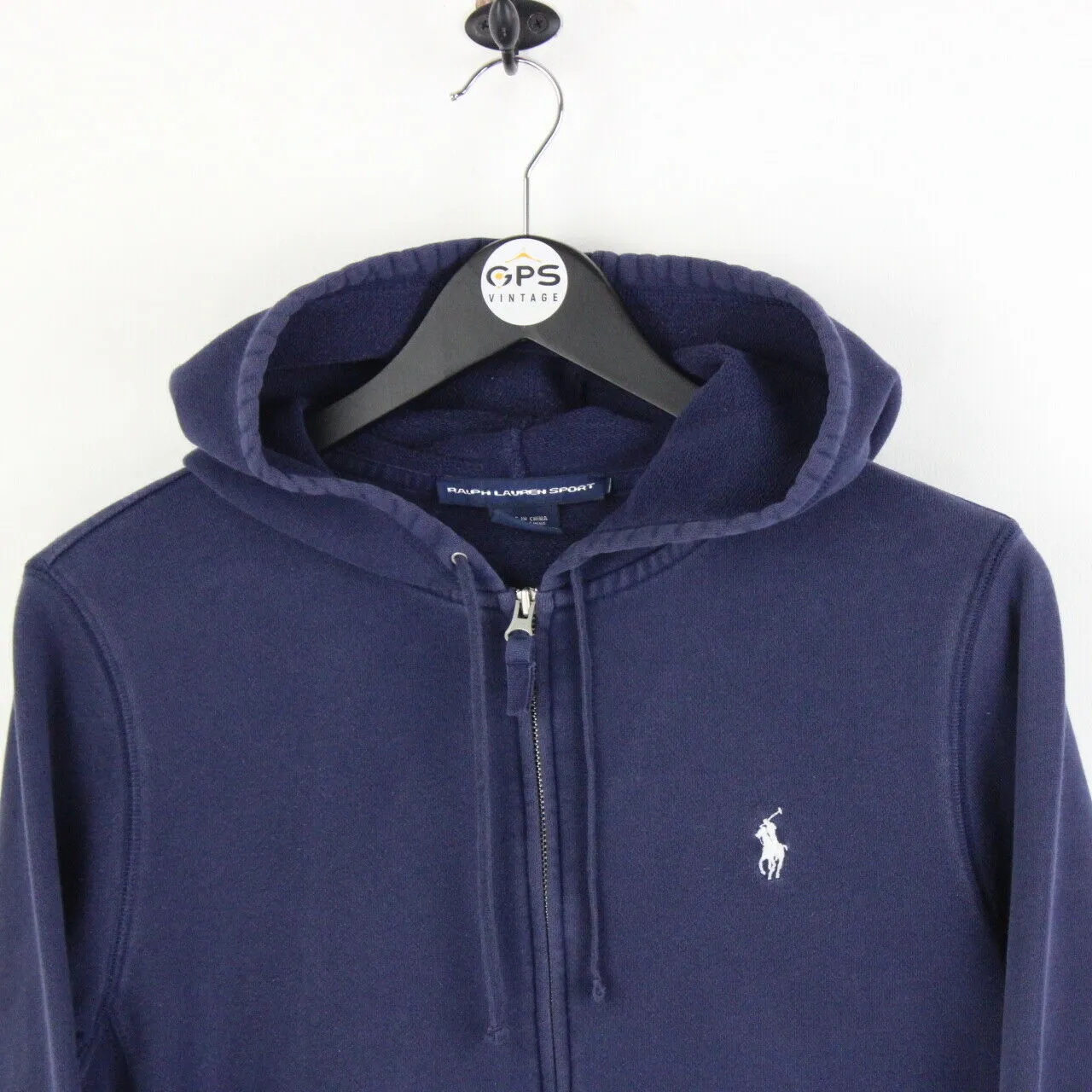 Womens RALPH LAUREN Hoodie Navy Blue | Medium