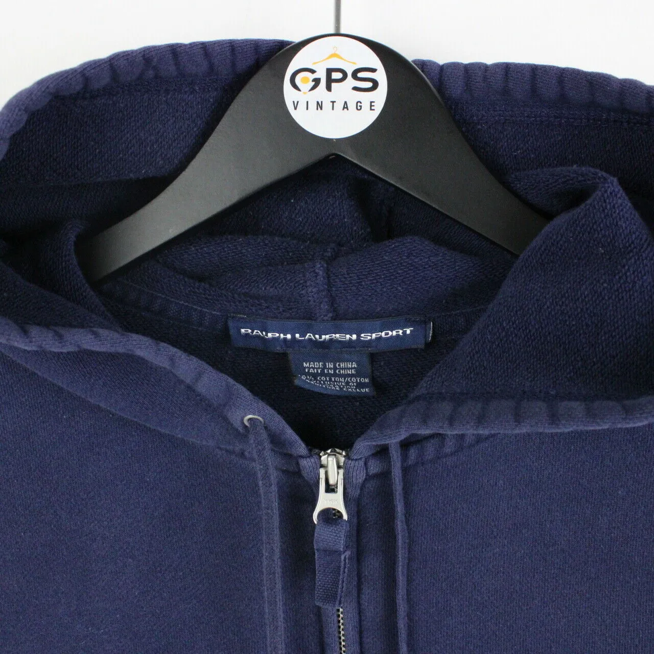 Womens RALPH LAUREN Hoodie Navy Blue | Medium