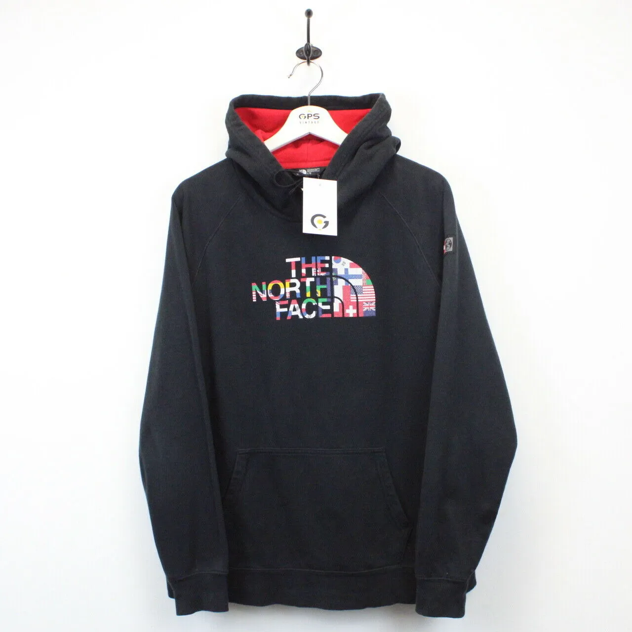 Womens THE NORTH FACE Hoodie Black | Large