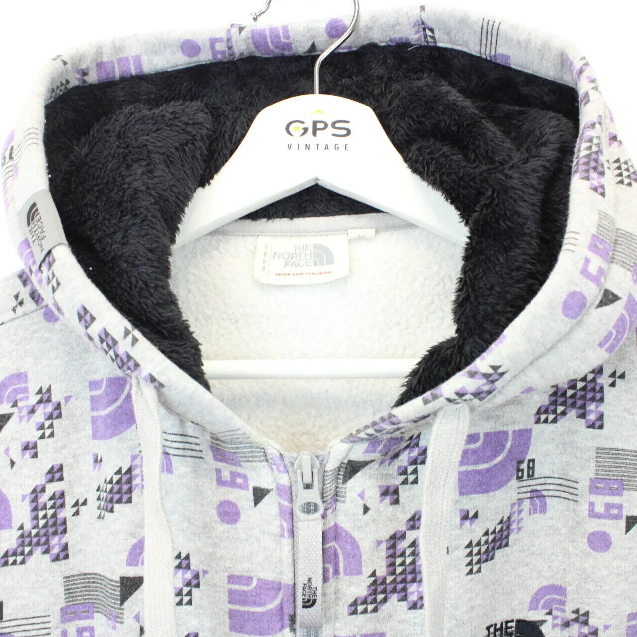 Womens THE NORTH FACE Hoodie Grey | Medium