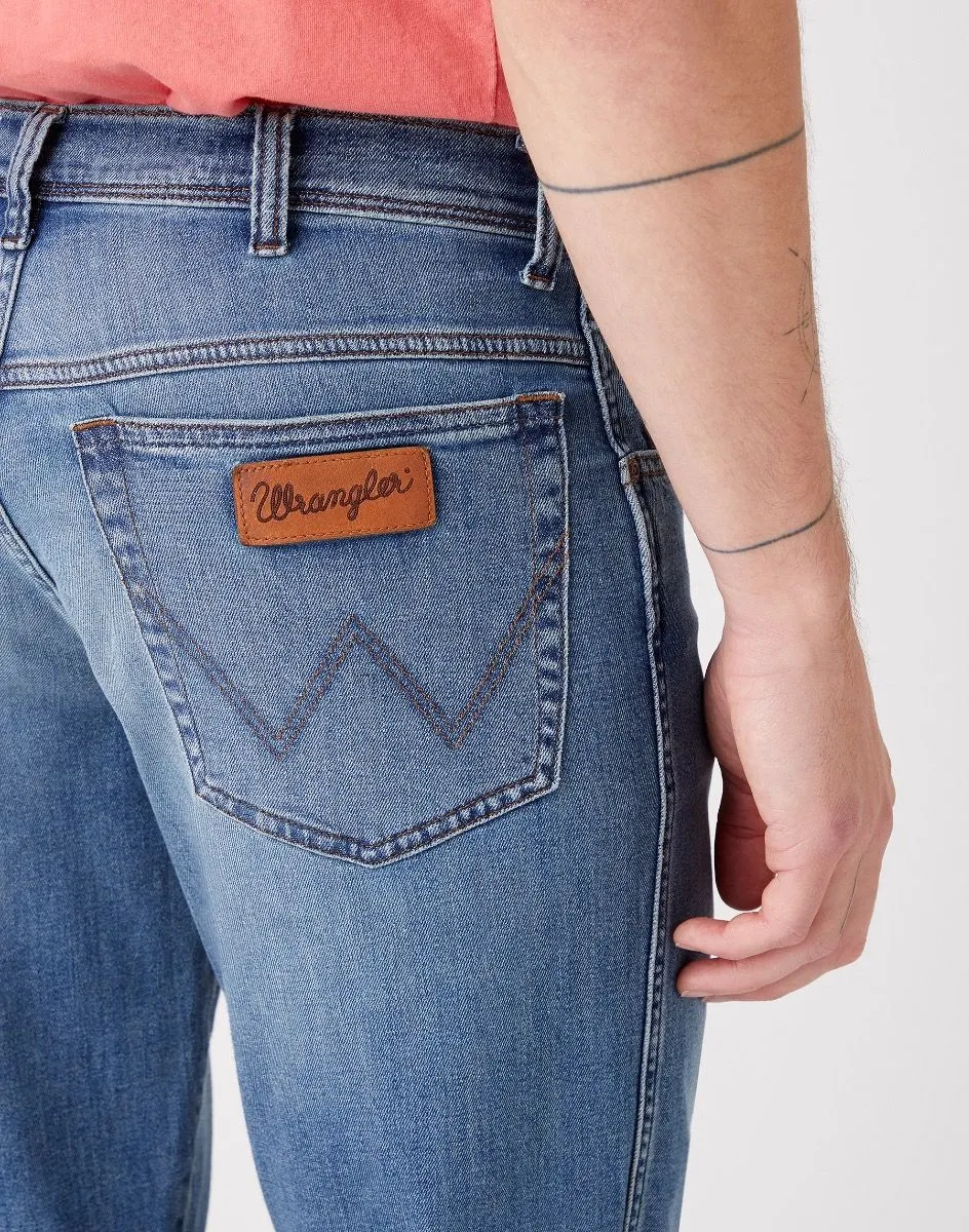 Wrangler Texas Stretch Denim Jeans Dusky Cloud