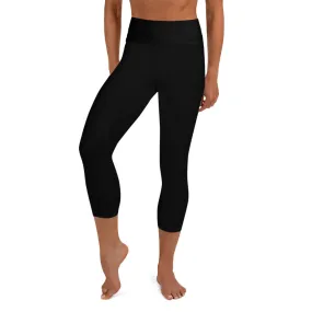 Yoga Capri Leggings Black