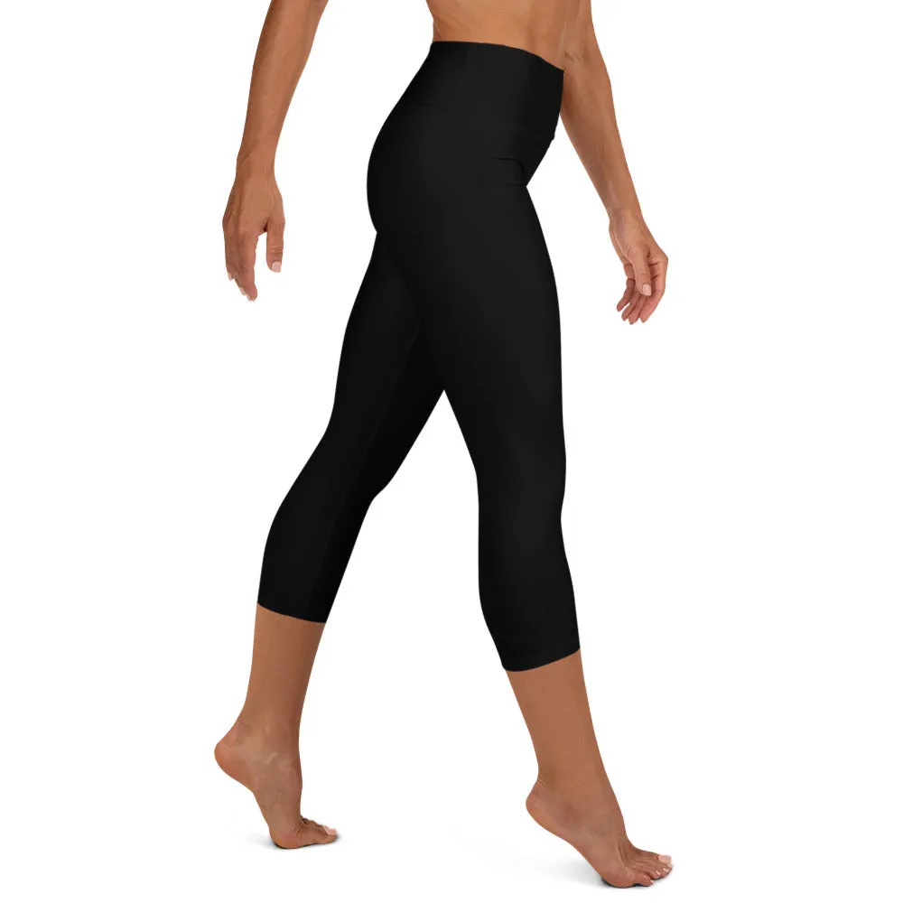 Yoga Capri Leggings Black