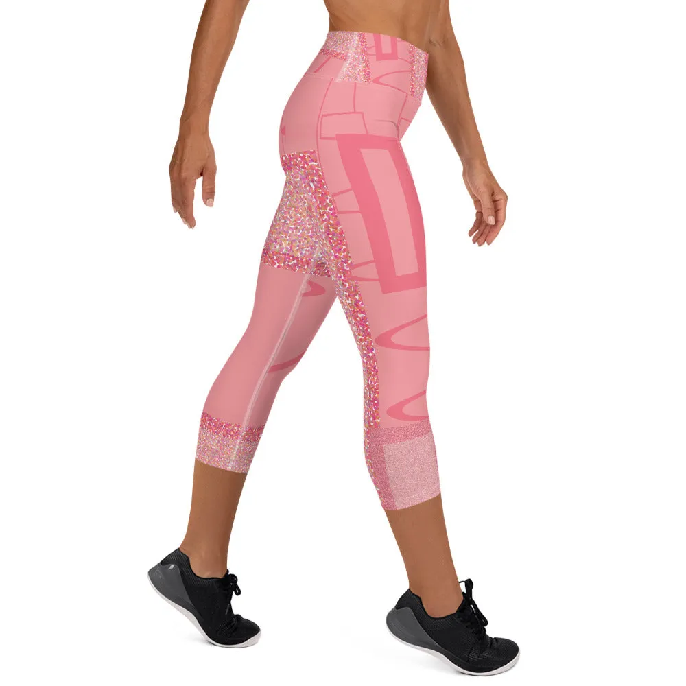 Yoga Capri Leggings pink